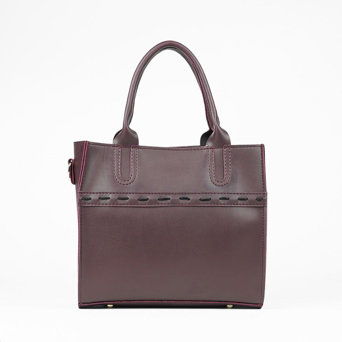 Gulnār – 3-Piece Shoulder Bag Set (Maroon)