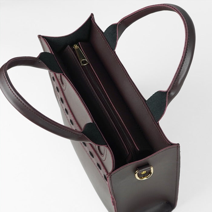Gulnār – 3-Piece Shoulder Bag Set (Maroon)
