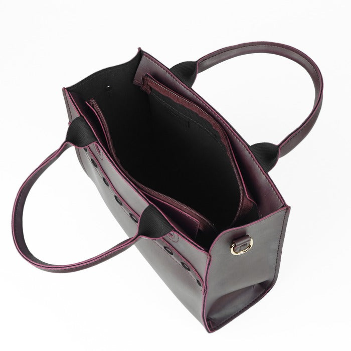 Gulnār – 3-Piece Shoulder Bag Set (Maroon)