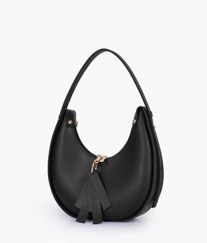Black crescent bag